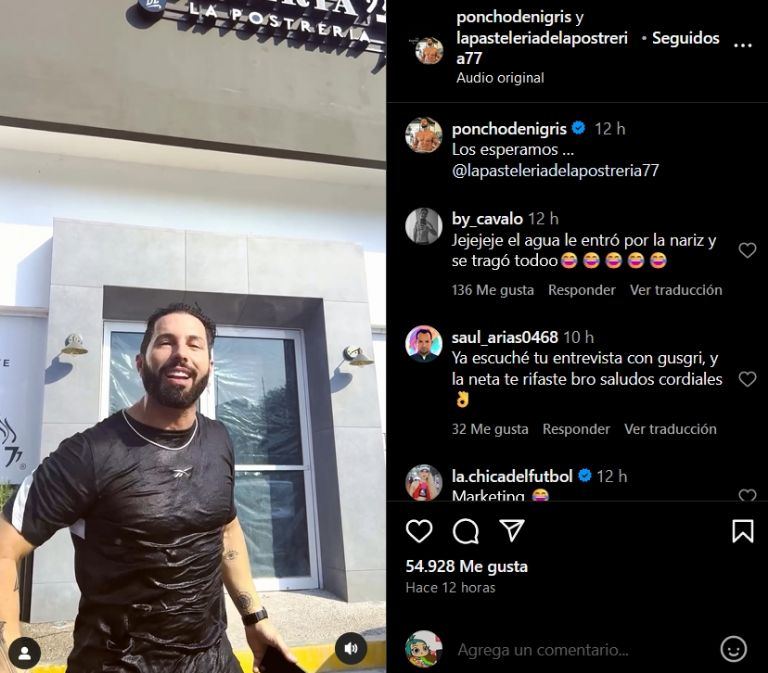 Poncho De Nigris anuncia la apertura de su nueva postrería