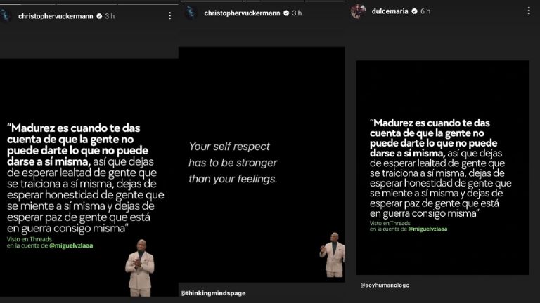 Dulce María y Christopher Uckermann lanzan indirectas a Anahí