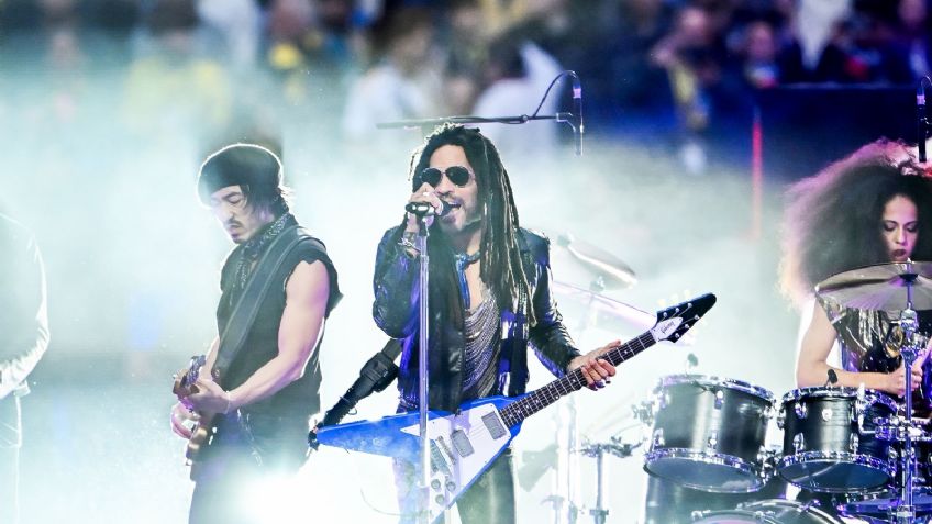 Lenny Kravitz arrasa con su presentación en la final de la Champions League 2024