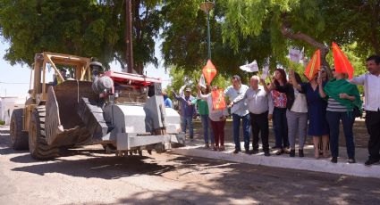 Ayuntamiento de Cajeme da banderazo para rehabilitación de calles en la Villa California