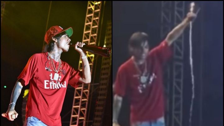 VIDEO: Natanael Cano da concierto alcoholizado; lo destrozan por humillar a su equipo