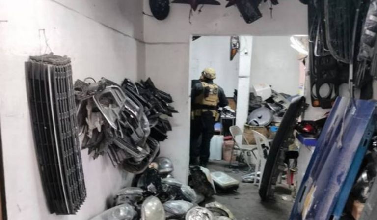 Robo de autopartes en CDMX