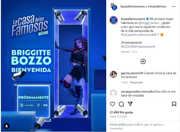 Briggitte Bozzo en la Mira: Redes Sociales se Burlan de su Participación en La Casa de los Famosos