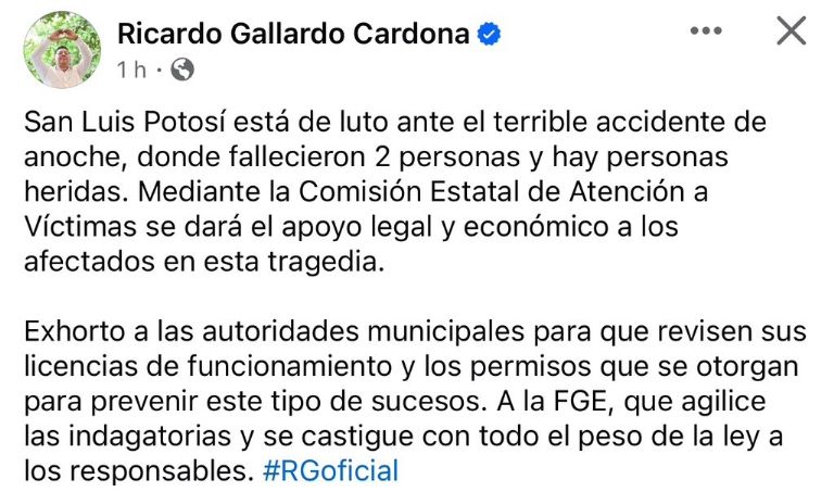 El gobernador del Estado exigió que se haga justicia por el caso en el bar 'Rich'
