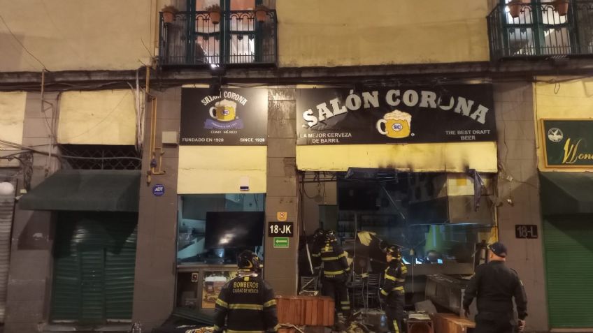 Se registra explosión en el Salón Corona, en el Centro Histórico de la CDMX