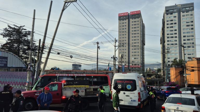 Accidente en Álvaro Obregón