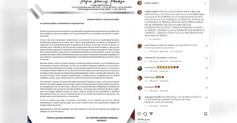 Mayela Laguna da importante noticia sobre la prueba de paternidad de Apolo y Luis Enrique Guzmán