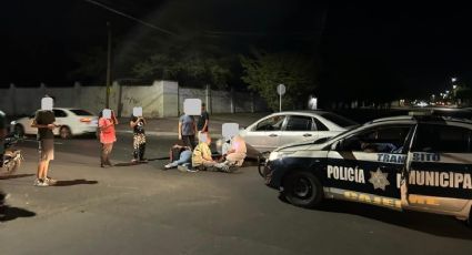 Ciudad Obregón: Auto choca contra 'abuelitos' en motocicleta; una víctima está grave