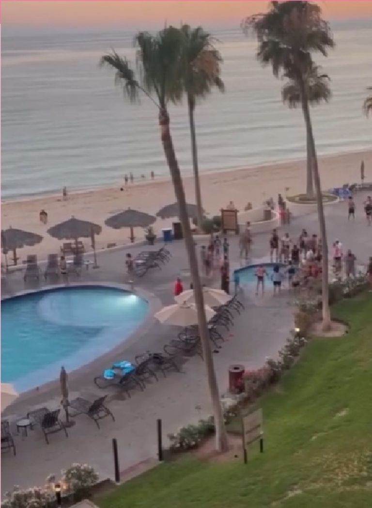 Hombre muere en hotel de Puerto Peñasco. Foto: Twitter