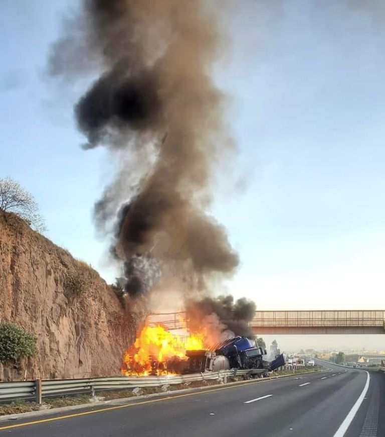 Accidente en Arco Norte