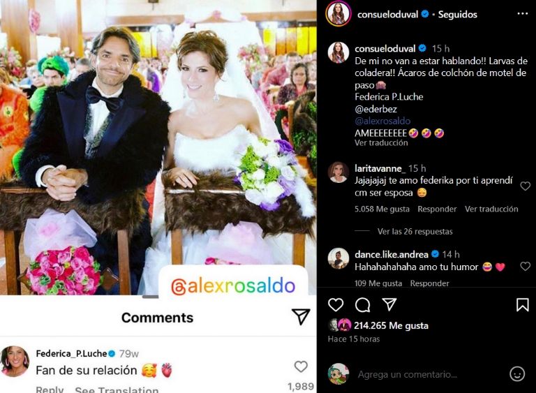 Consuelo Duval se burla de Ángela Aguilar y Nodal