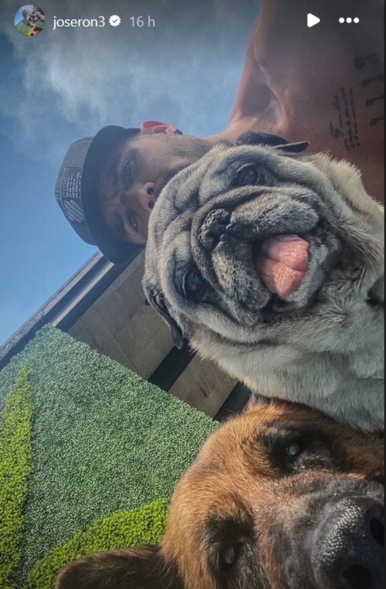 José Ron de luto por la muerte de su perro