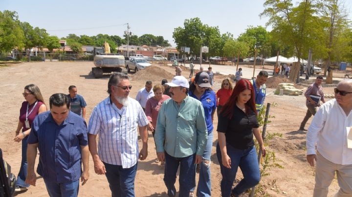 Javier Lamarque supervisa avances de proyecto en la colonia Chapultepec