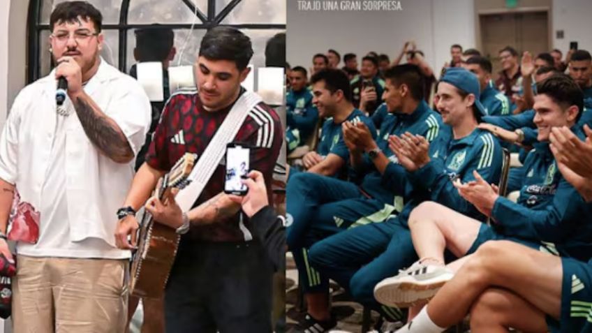 VIDEO: Grupo Frontera sorprende con concierto privado a la Selección Mexicana