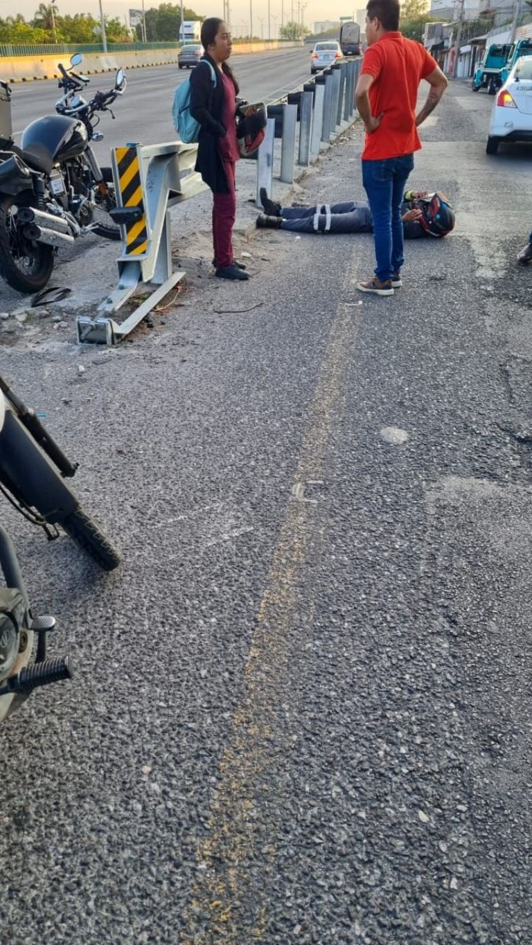 Accidente en el paso Express de Cuernavaca