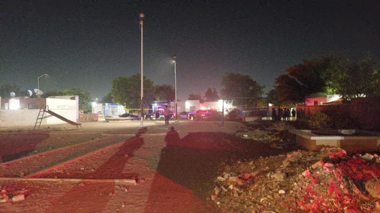 El lugar donde ocurrió el ataque armado en Ciudad Obregón