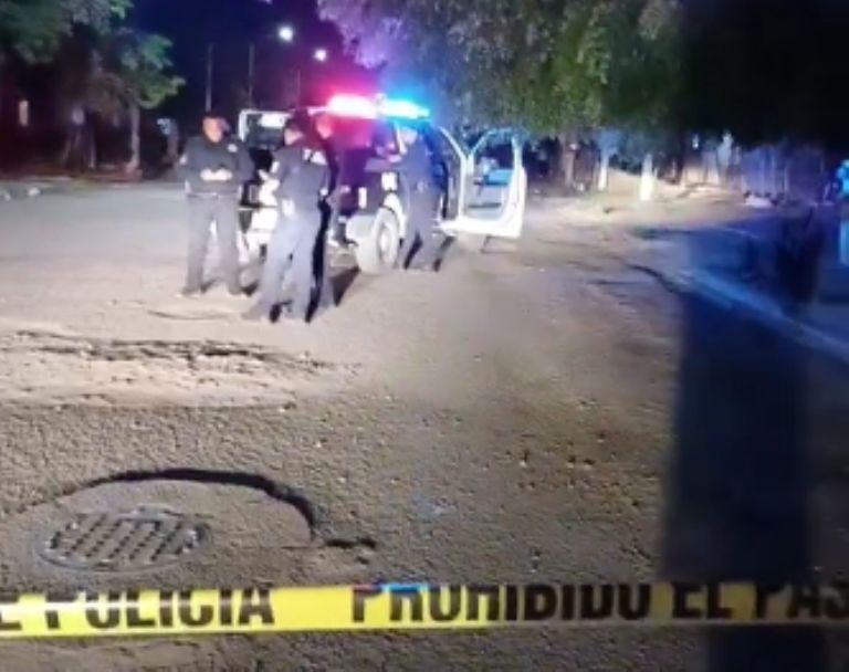 El lugar donde ocurrió la balacera en Ciudad Obregón