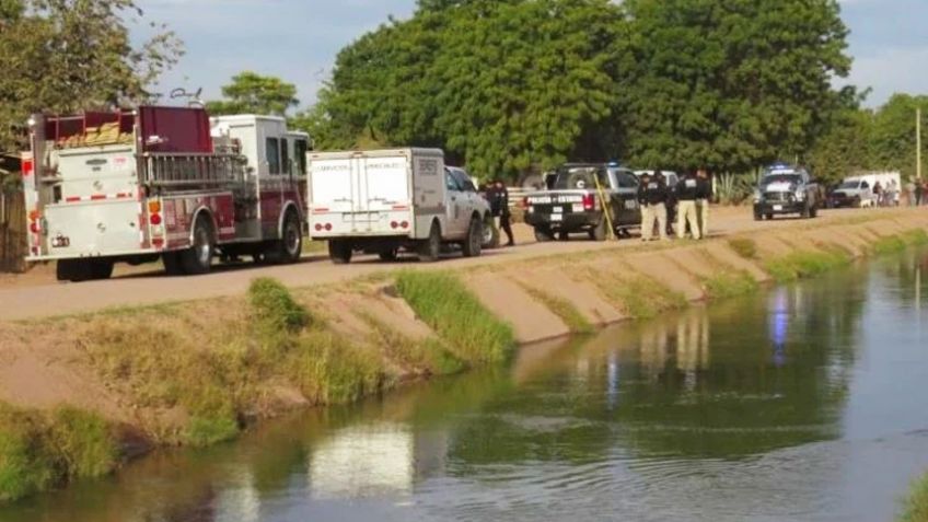 Encuentran cuerpo flotante dentro del Canal Bajo en Cajeme; podría tratarse de un joven