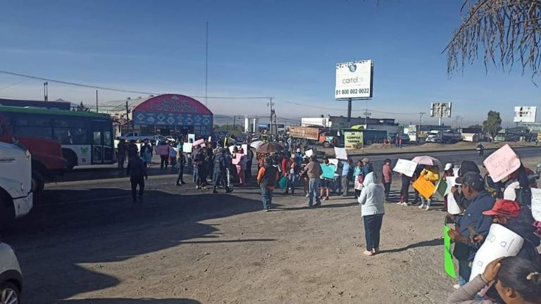 Bloqueo en la México-Pachuca