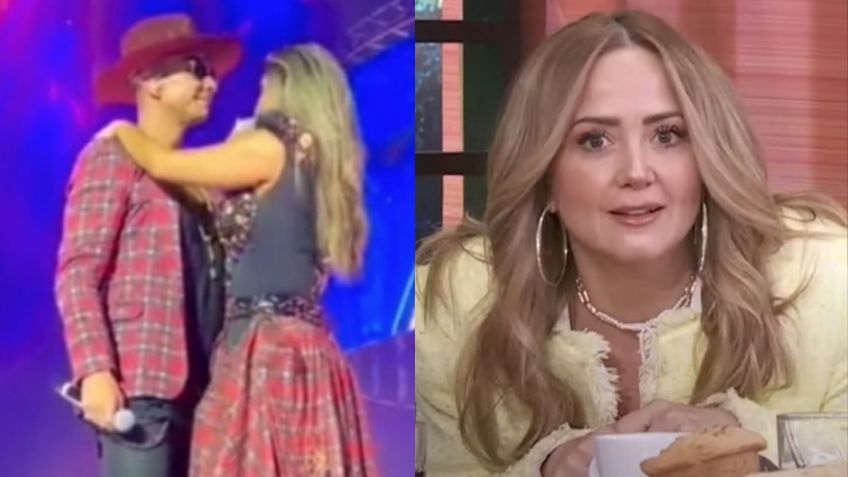 Tras separación, supuesta amante de Erik Rubín llega a 'Hoy' y Andrea Legarreta sale del aire