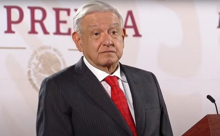 AMLO informa sobre el FMI. Foto: Twitter