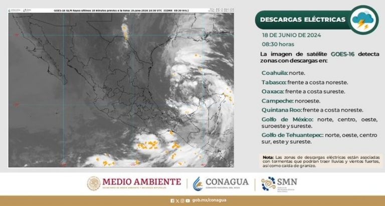 Tormenta Tropical 'Alberto' traerá lluvias. Foto: Conagua