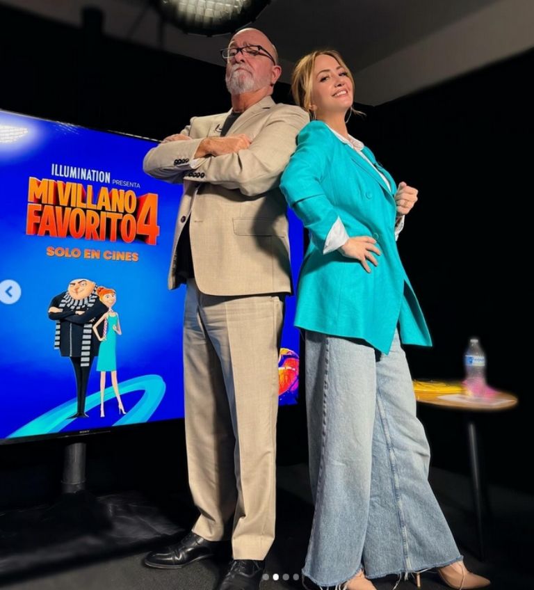 Andrea Legarreta participa en el doblaje de 'Mi Villano Favorito'