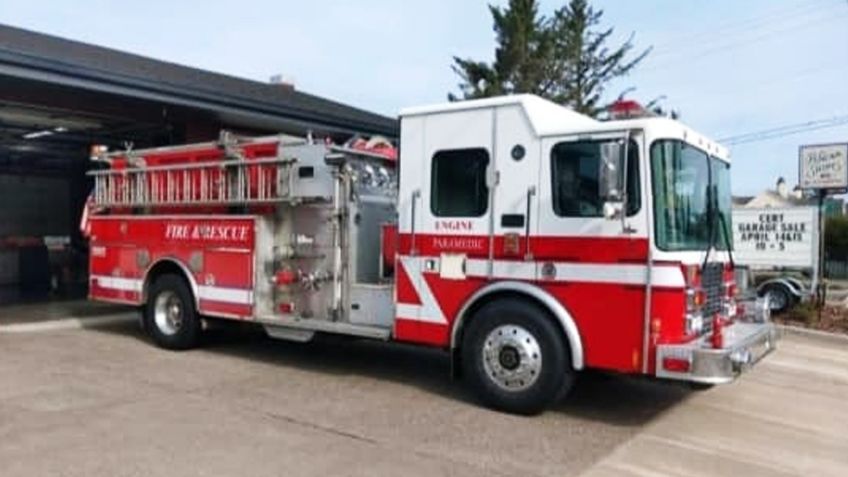 Bomberos de Guaymas adquieren máquina extintora en EU; realizan trámites de importación