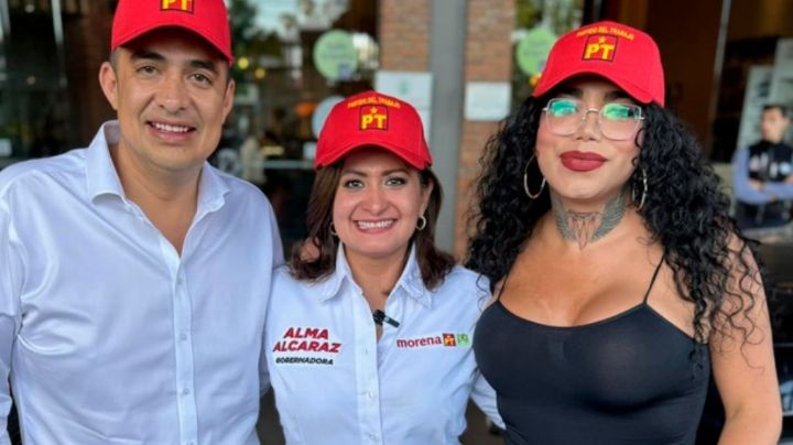Paola Suárez, de 'Las Perdidas' y candidata a Diputada Local de Guanajuato, emite su voto
