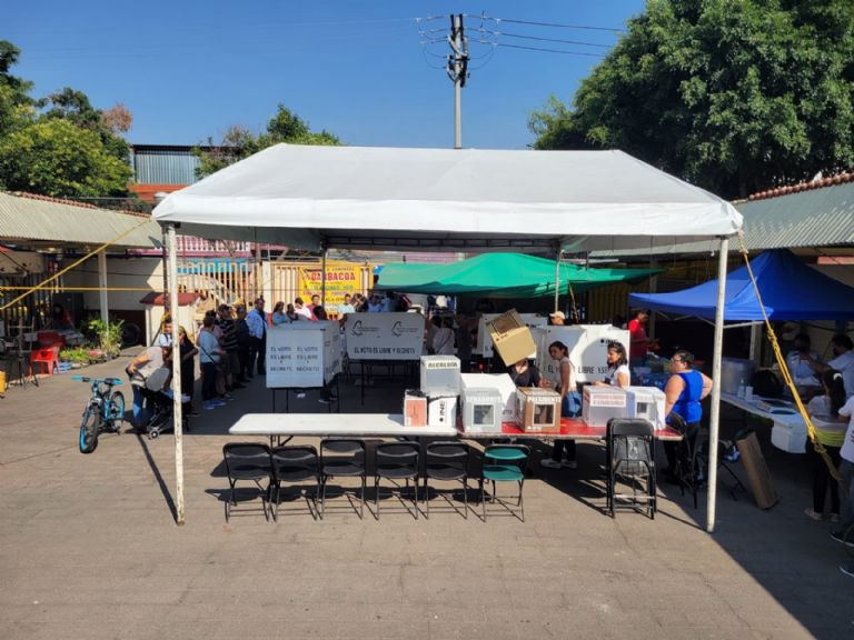 Caos en la apertura de casillas en CDMX