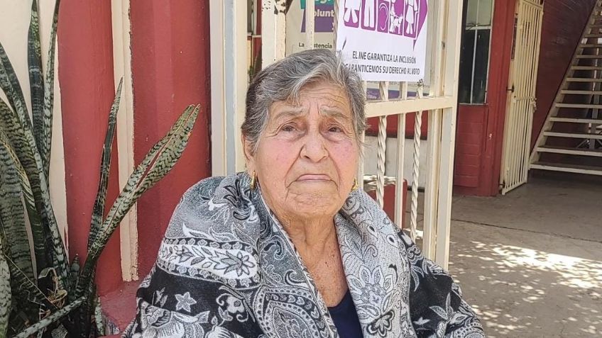 Ciudad Obregón: María Armida ejerce su voto en las Elecciones 2024 por un mejor futuro