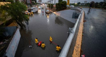 Tres niños y un hombre, los muertos tras la Tormenta Tropical 'Alberto' en Nuevo León