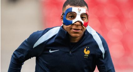 Mbappé estrena máscara a la francesa; pero no podrá jugar con ella en la Eurocopa