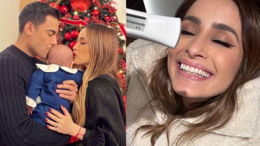Cynthia Rodríguez comparte prueba de embarazo y Carlos Rivera confirma su segundo hijo