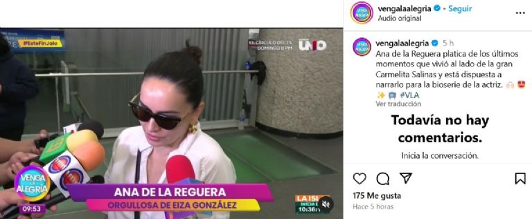 Ana de la Reguera fue abordada en el Aeropuerto de la Ciudad de México