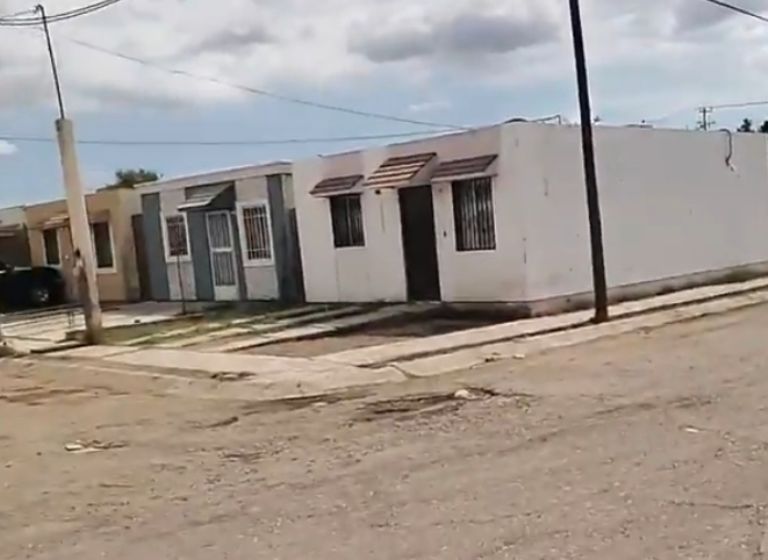 El lugar donde ocurrió el hecho violento en Cajeme