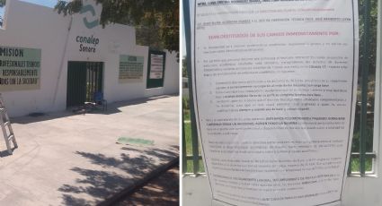 Maestros de Conalep Huatabampo se manifiestan en contra de la directiva del plantel