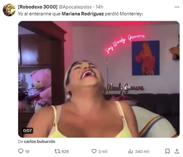 MEMES de Mariana Rodríguez tras reconocer su virtual derrota en Monterrey
