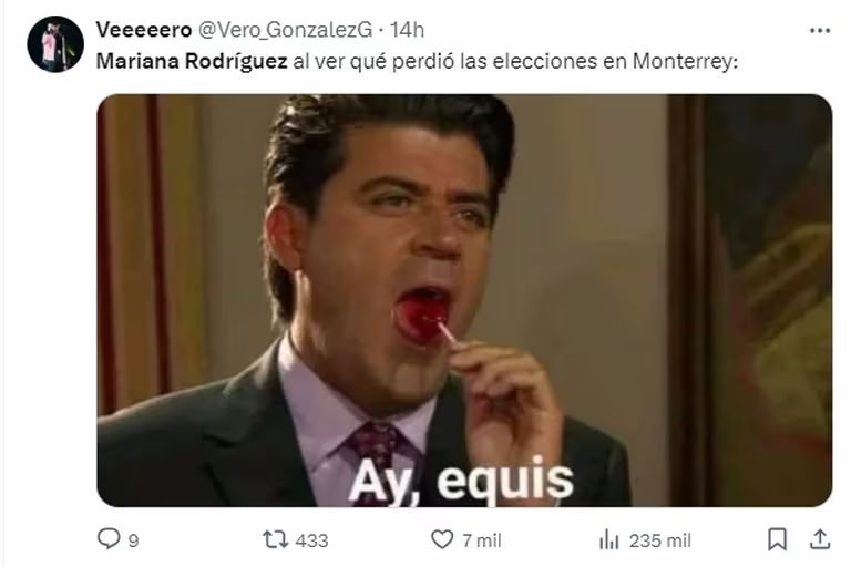 MEMES de Mariana Rodríguez tras reconocer su virtual derrota en Monterrey