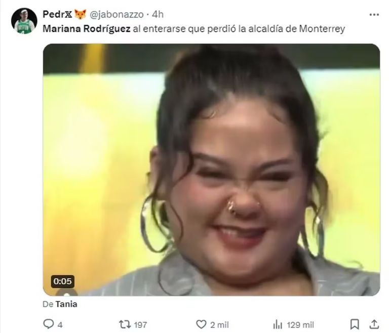 MEMES de Mariana Rodríguez tras reconocer su virtual derrota en Monterrey