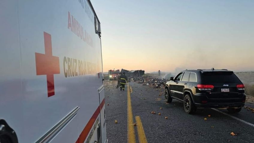 FUERTES FOTOS: Fatídico accidente en carretera de Sonora deja una víctima