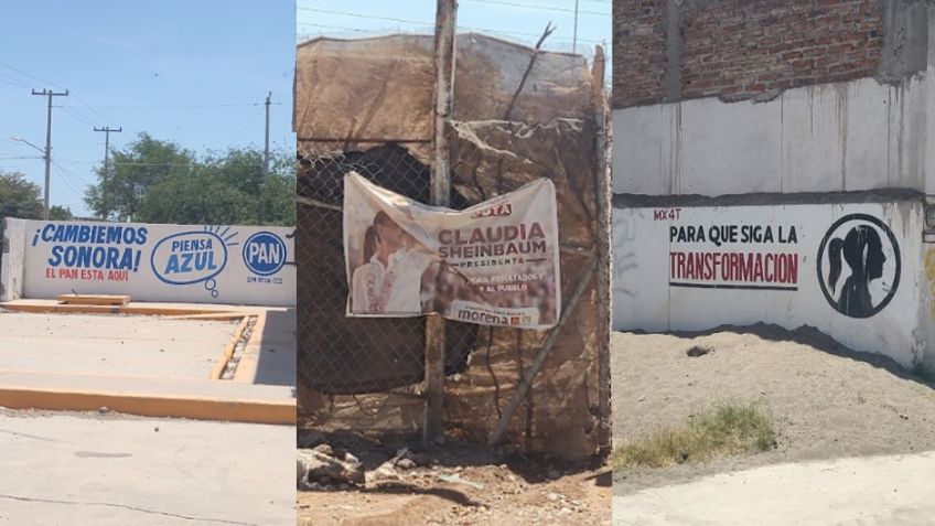 Tras fin de proceso electoral, partidos dejan olvidada la propaganda en colonias de Obregón