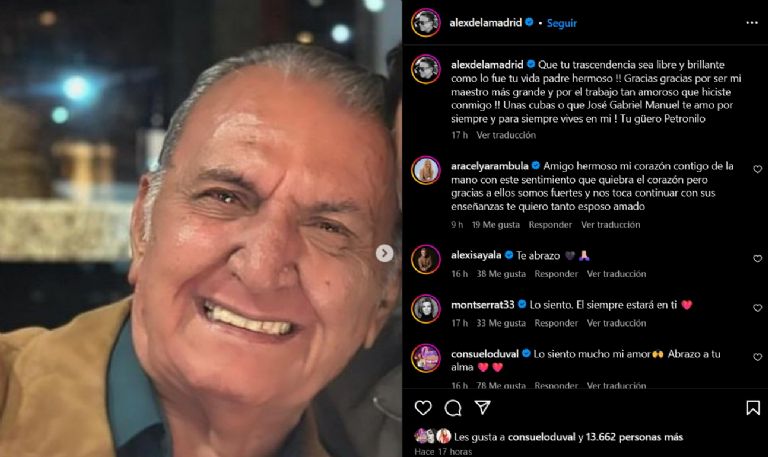 Muere padre de Alejandro de la Madrid