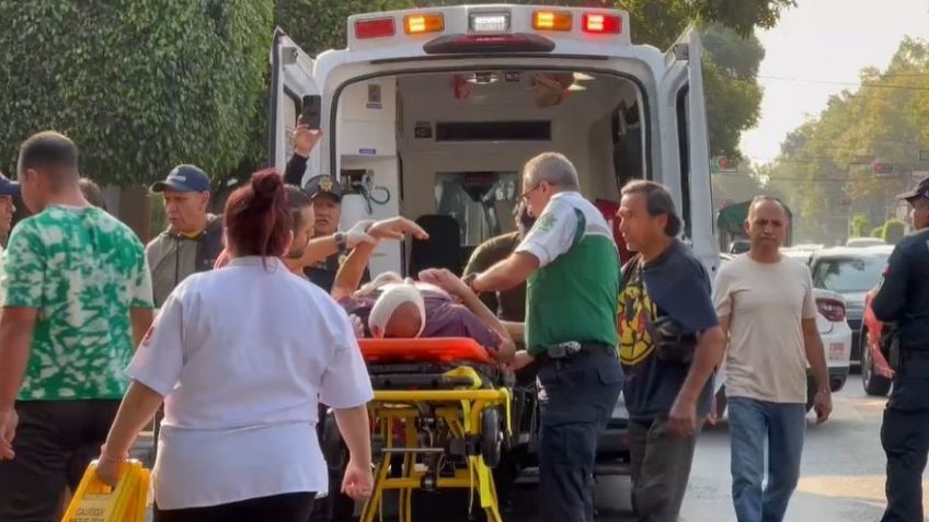 Accidente en Iztacalco: Camioneta de valores ignora un alto y atropella a un hombre