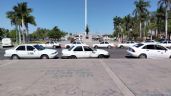 Foto ilustrativa de la nota titulada Decenas de taxis ‘Ruleteros’ se manifiestan frente a Palacio Municipal de Cajeme, Sonora