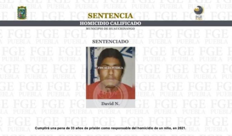 Sentencian a David a 33 años de prisión por infanticidio 