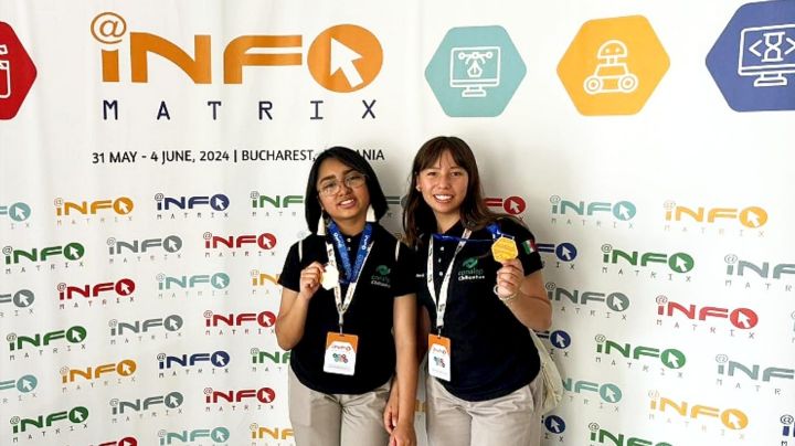 Estudiantes del Conalep ganan medalla de oro en competencia tecnológica en Rumania