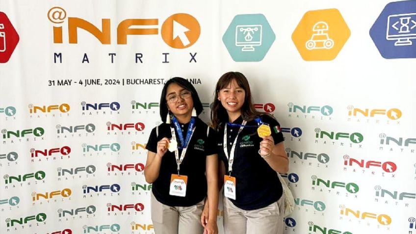 Estudiantes del Conalep ganan medalla de oro en competencia tecnológica en Rumania