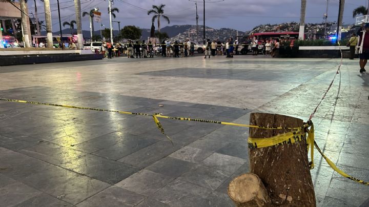 Dron arroja artefacto explosivo en Zócalo de Acapulco; 4 personas sufrieron quemaduras