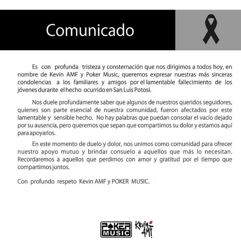 Kevin Moreno reacciona a la tragedia de SLP